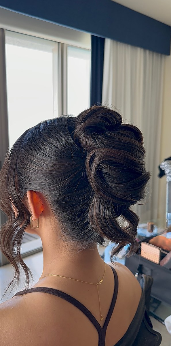 Bridal hairstyle by Espinoza Beauty in Los Cabos