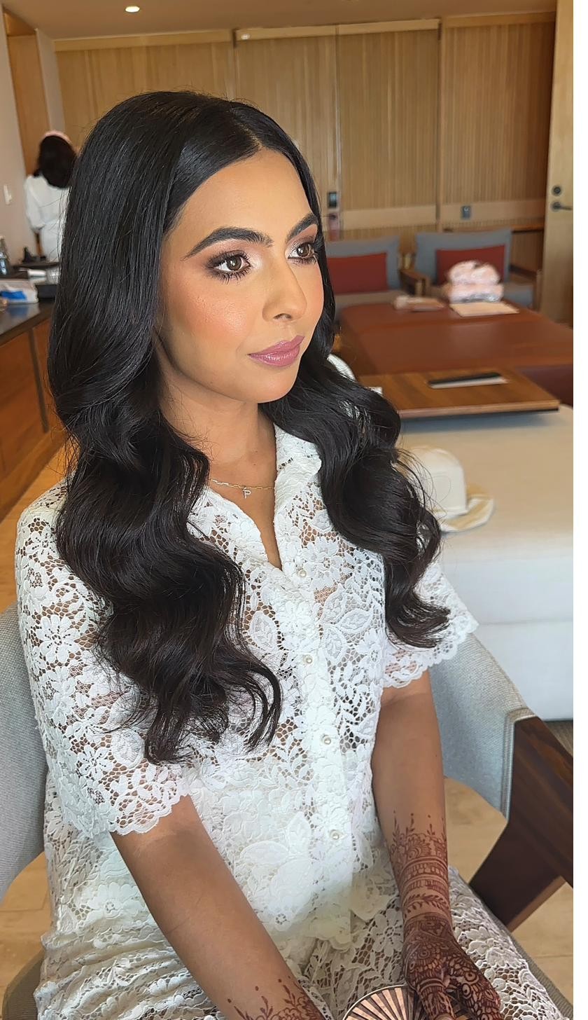 Bridal makeup by Espinoza Beauty in Los Cabos