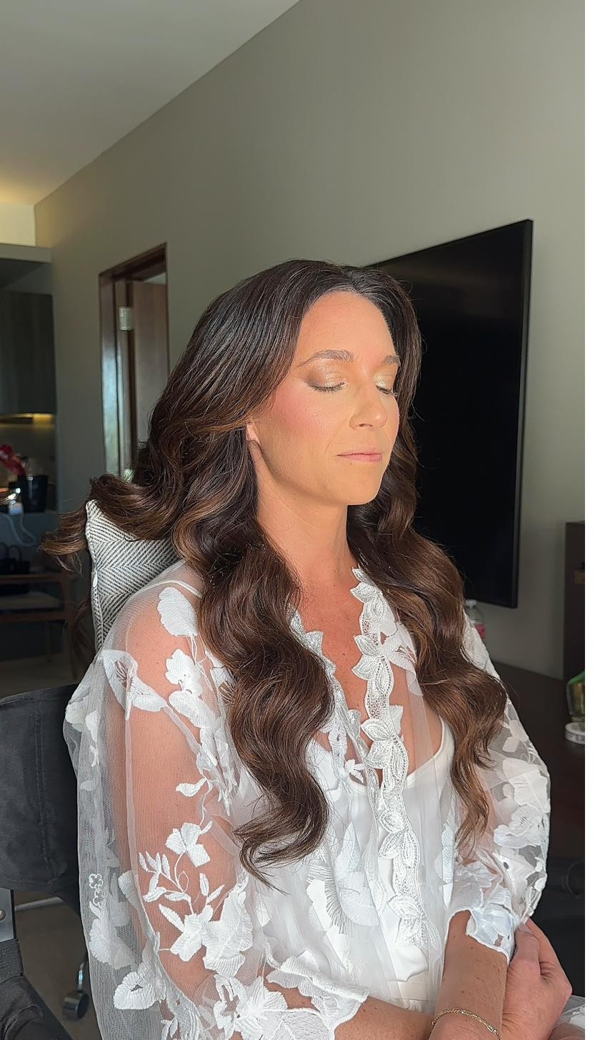 Bridal makeup by Espinoza Beauty in Los Cabos